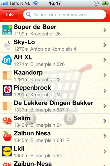 Screenshot of Shopcat