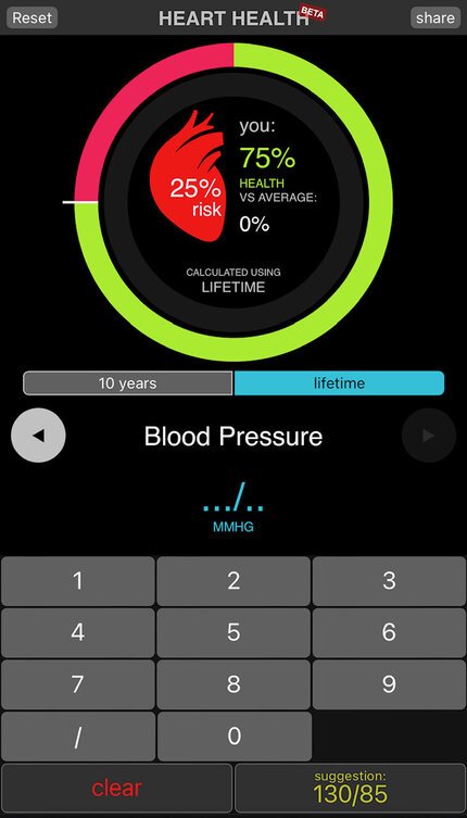 Screenshot of Heart Health